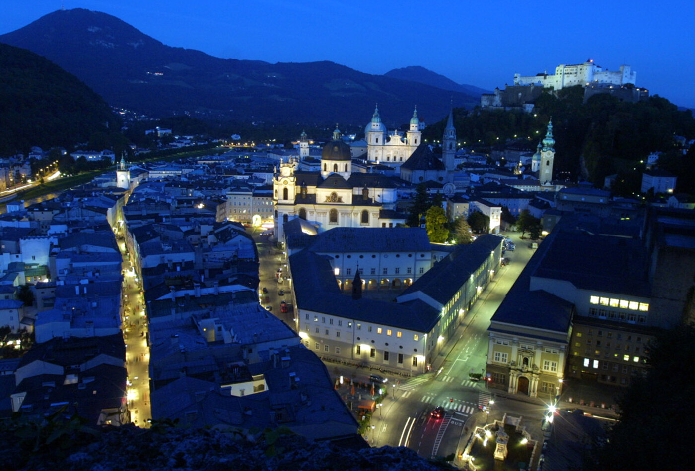 Salzburg old town и fortress route