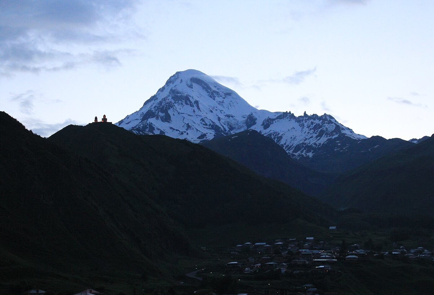 Kazbegi mountains и Georgia автомаршрут зона